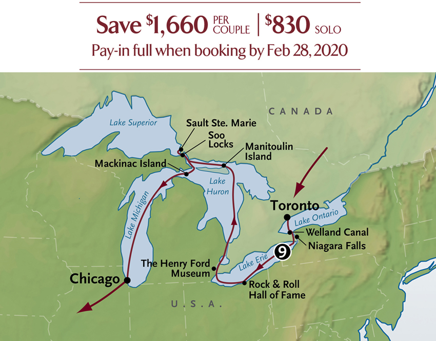    20 Great Lakes Cruise Only Savings MapPic .aspx